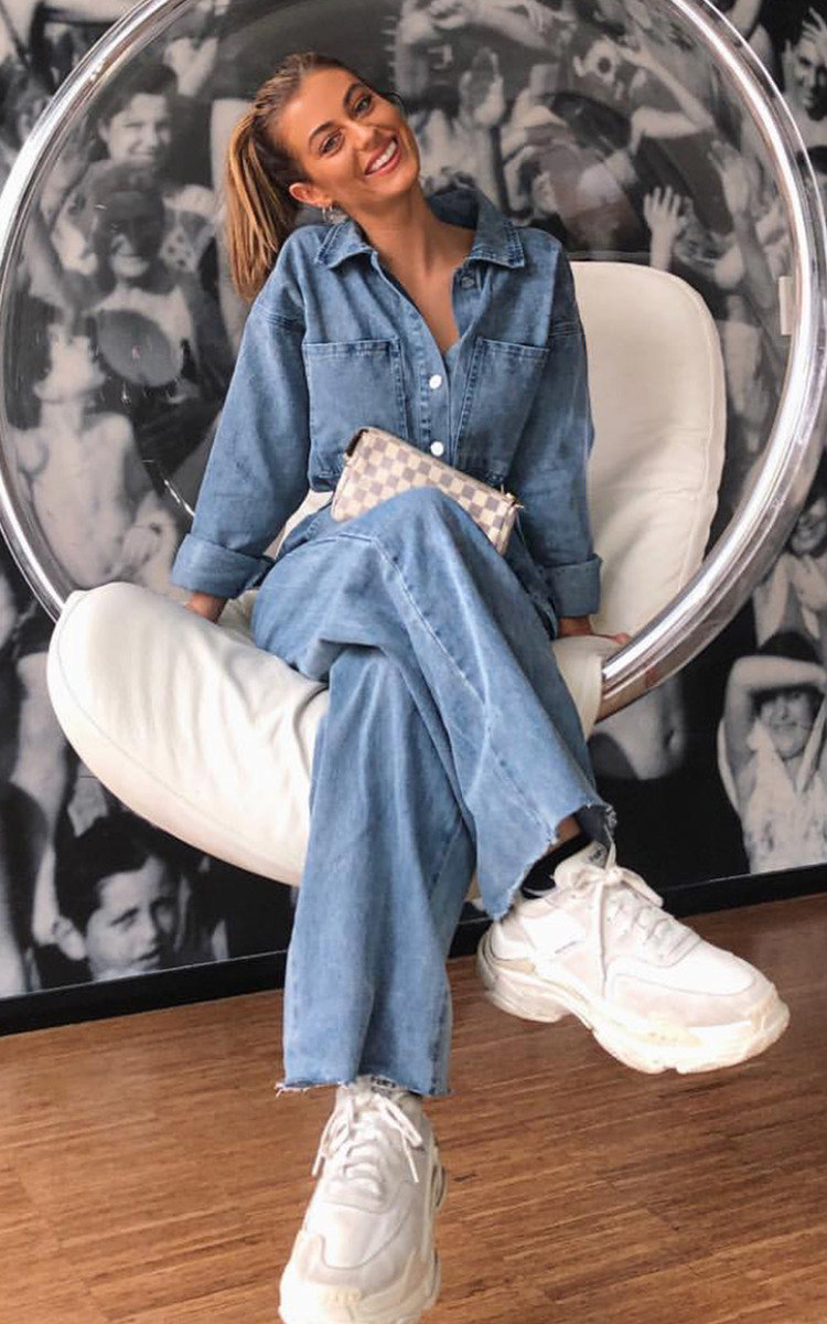 Quinn Denim Jumpsuit Thumbnail