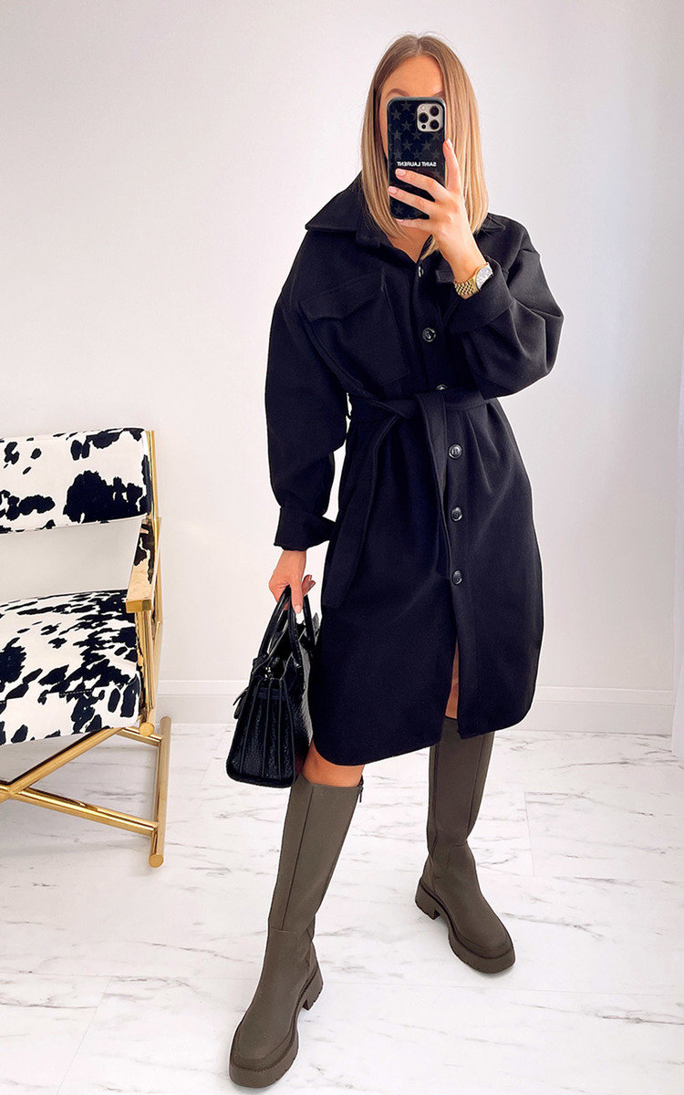 Raina Longline Belted Shacket Raina Longline Belted Shacket