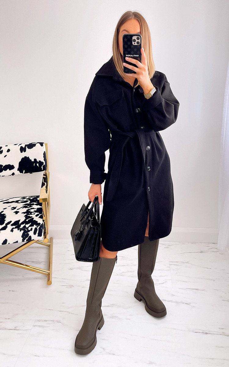 Raina Longline Belted Shacket Thumbnail Raina Longline Belted Shacket Thumbnail