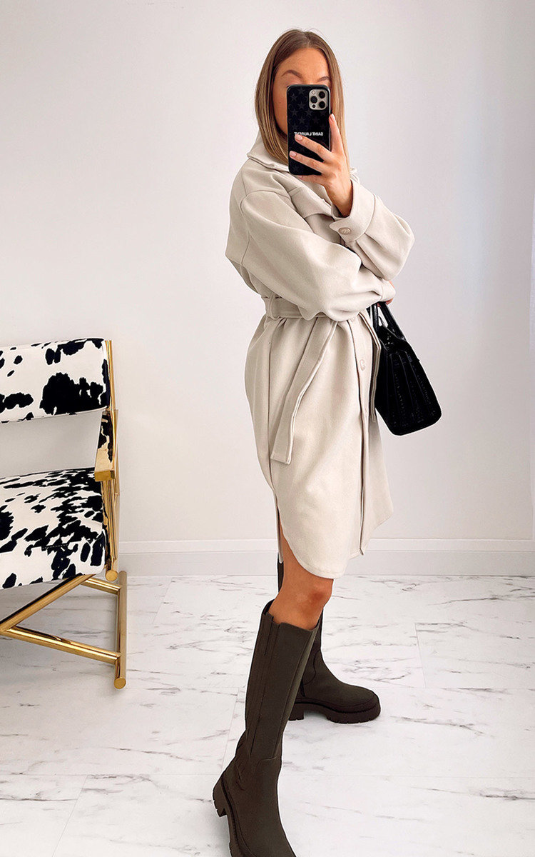 Raina Longline Belted Shacket Thumbnail Raina Longline Belted Shacket Thumbnail