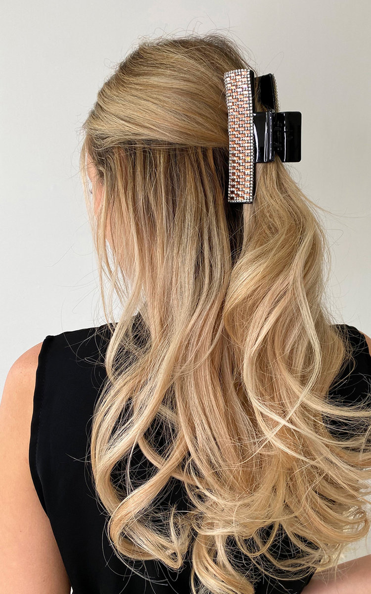 Raya Diamante Sparkle Hair Clip Thumbnail