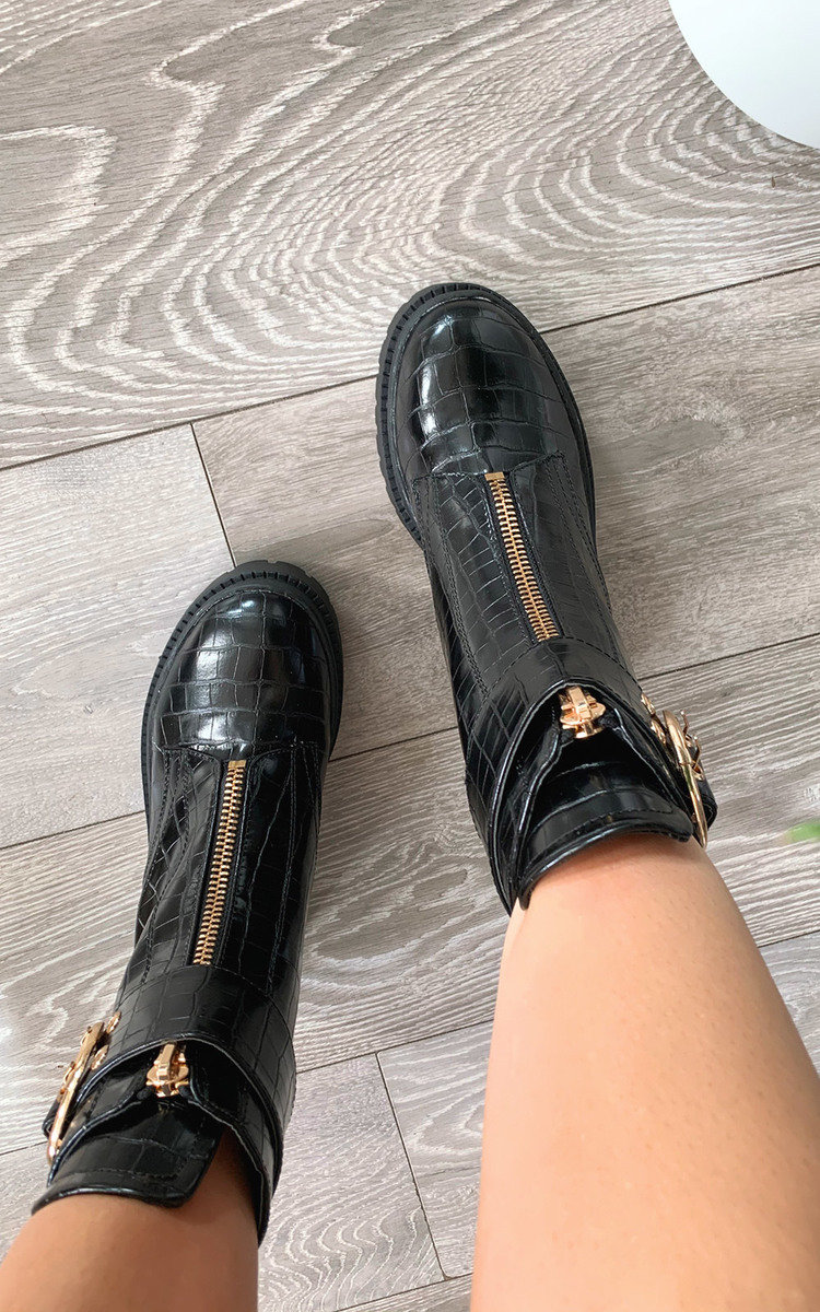 Rayn Zip Up Heeled Boots Thumbnail Rayn Zip Up Heeled Boots Thumbnail