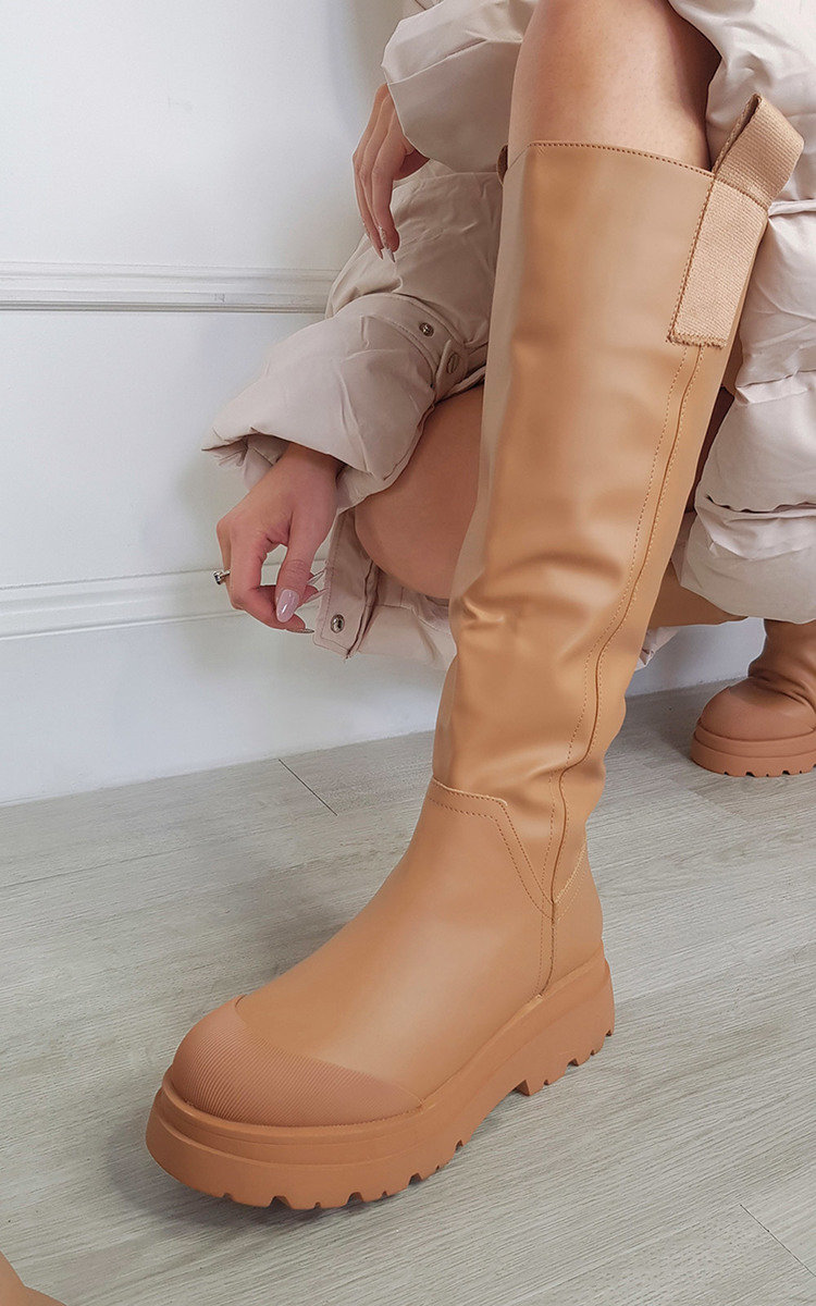 Razzi Knee High Chunky Boots Thumbnail