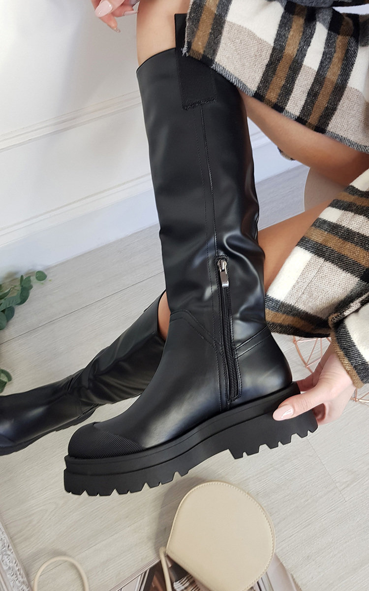 Razzi Knee High Chunky Boots Razzi Knee High Chunky Boots