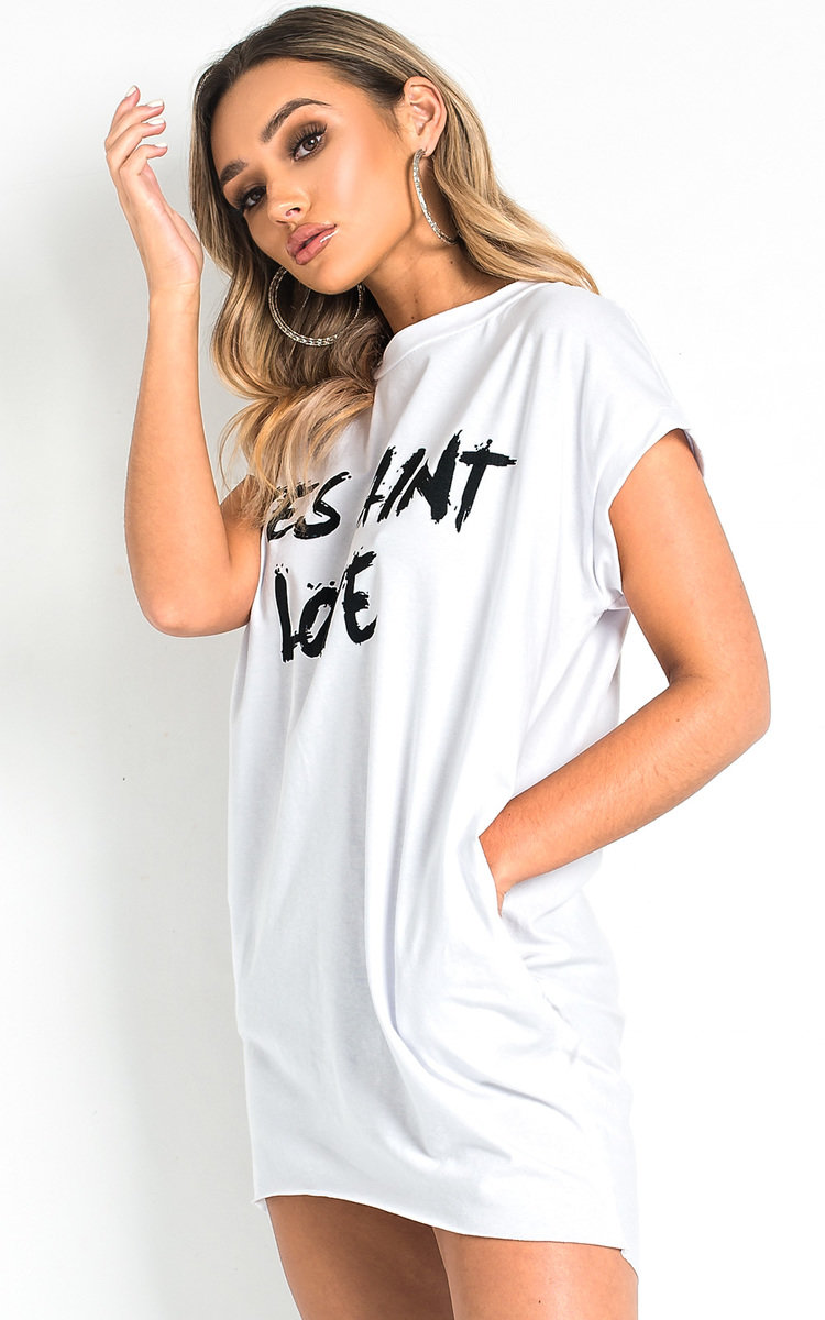 Reb Oversized Slogan Top