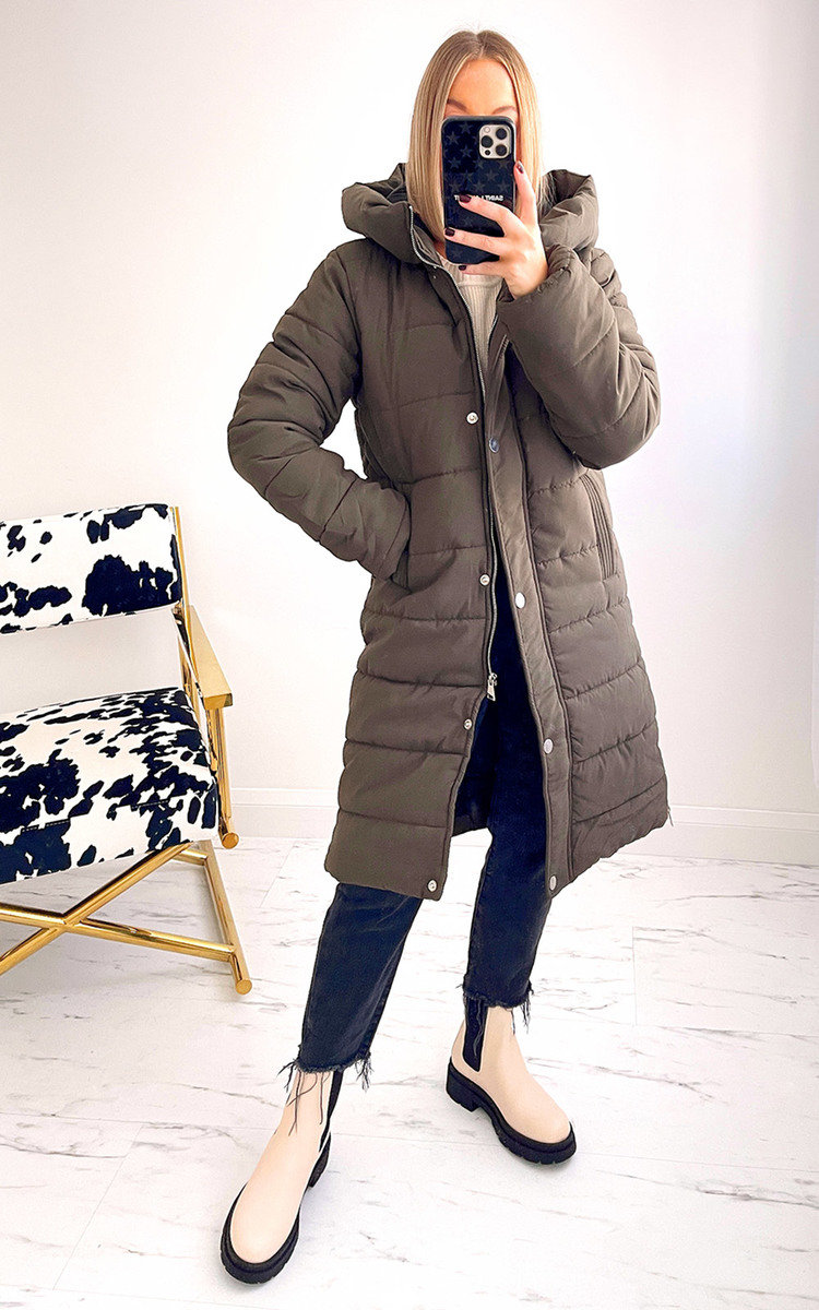 Rebecca Longline Puffer Hooded Coat Thumbnail Rebecca Longline Puffer Hooded Coat Thumbnail