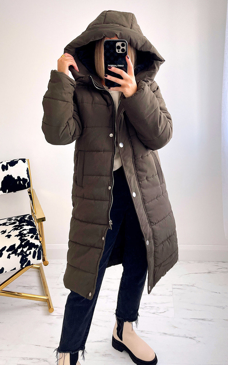 Rebecca Longline Puffer Hooded Coat Thumbnail Rebecca Longline Puffer Hooded Coat Thumbnail