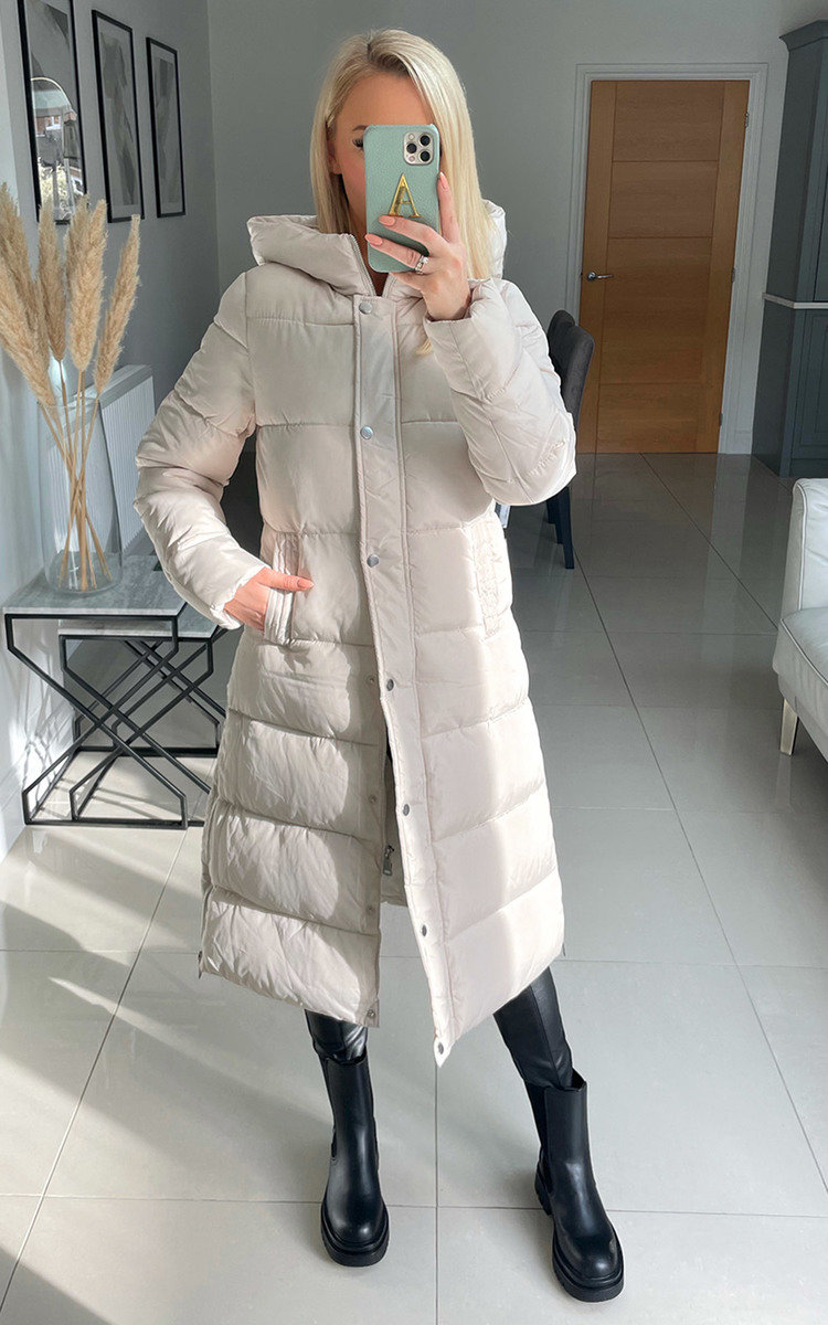 Rebecca Longline Puffer Hooded Coat