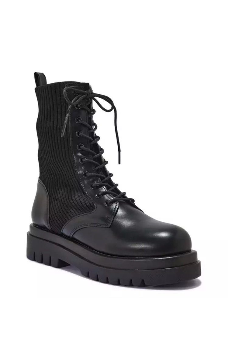 Reeva Lace Up Chunky Boots Reeva Lace Up Chunky Boots