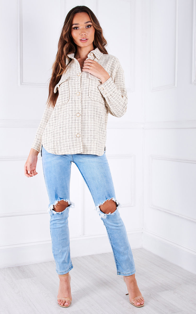 Rix Button Up Collared Shacket Thumbnail Rix Button Up Collared Shacket Thumbnail