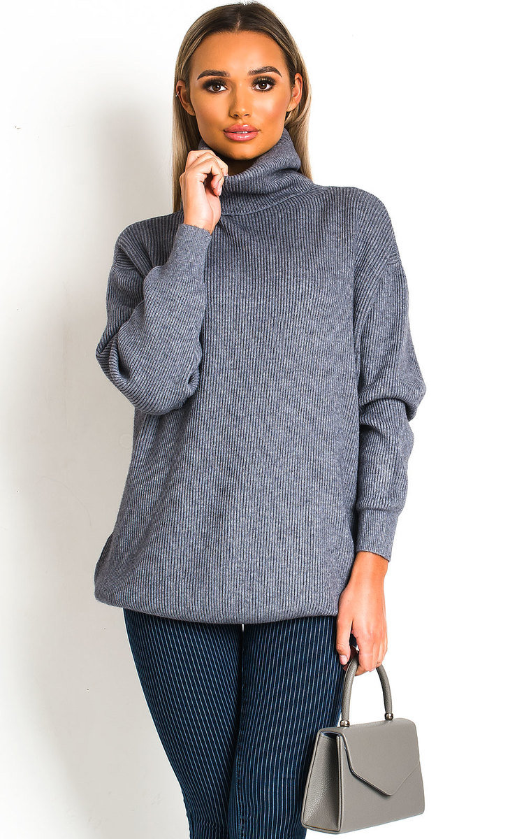 Roberta Oversized Roll Neck Jumper Thumbnail Roberta Oversized Roll Neck Jumper Thumbnail