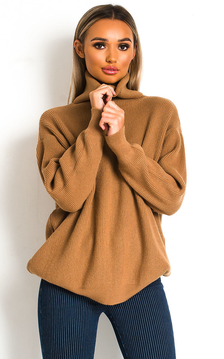 Roberta Oversized Roll Neck Jumper Thumbnail Roberta Oversized Roll Neck Jumper Thumbnail