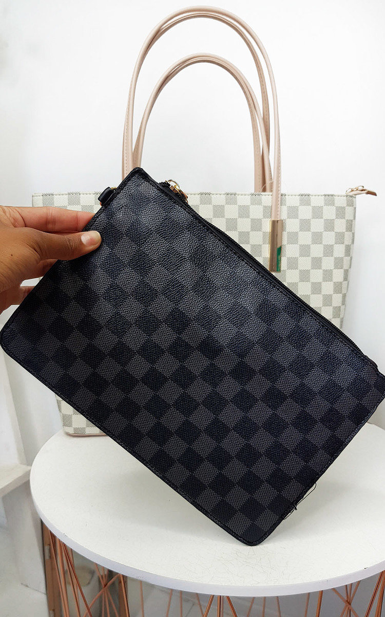 Robyn Check Clutch Bag Thumbnail Robyn Check Clutch Bag Thumbnail
