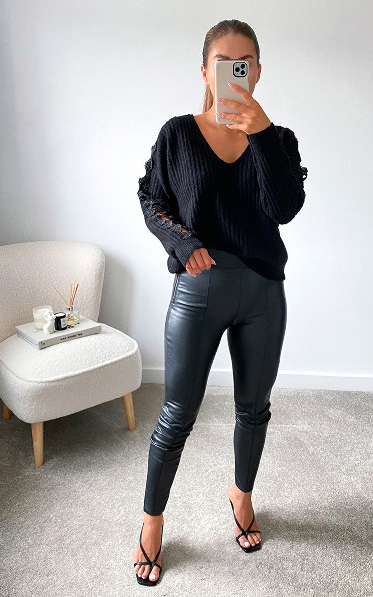 Rosalea Knitted Jumper with Cut Out Detail Thumbnail Rosalea Knitted Jumper with Cut Out Detail Thumbnail