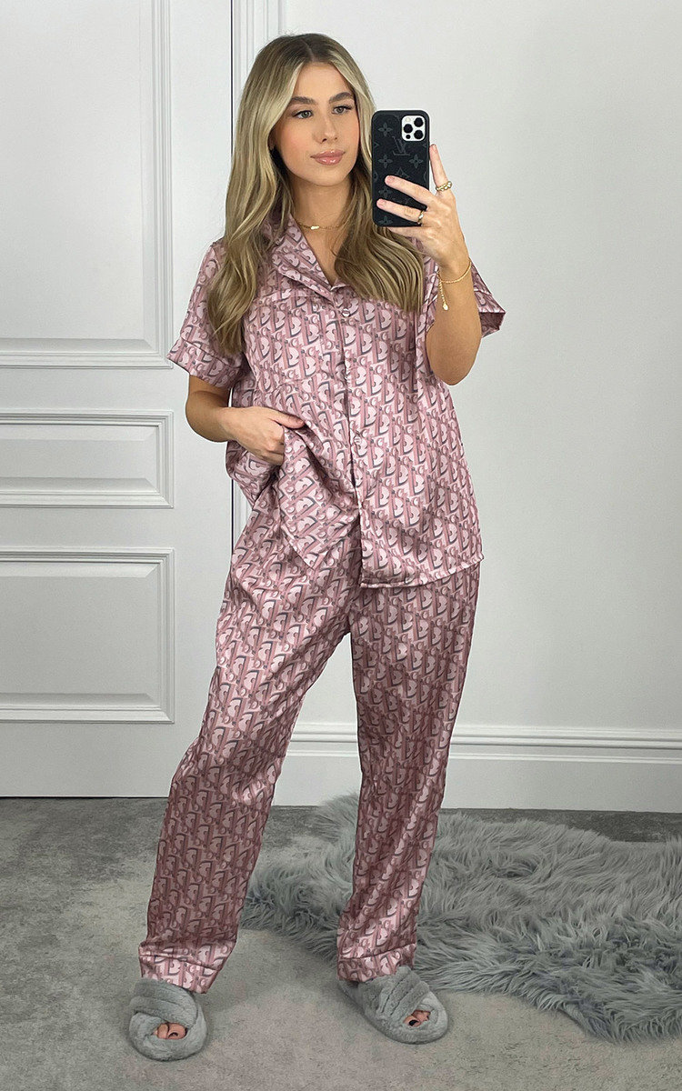 Rose Printed Pyjama Co-ord 