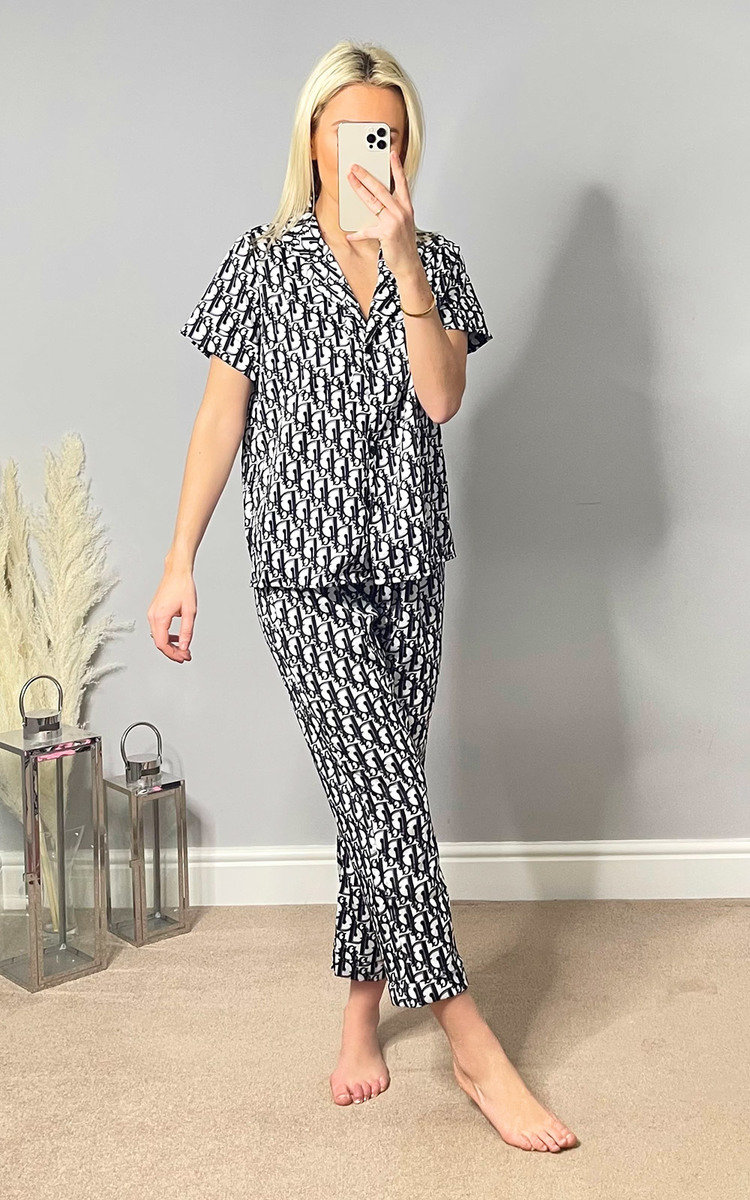 Rose Printed Pyjama Co-ord Rose Printed Pyjama Co-ord