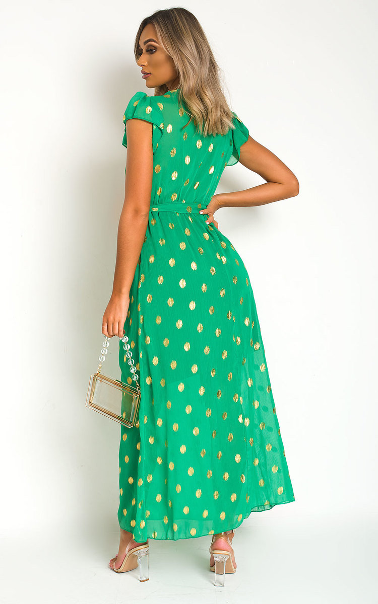 Rosi Polka Dot Maxi Dress Thumbnail