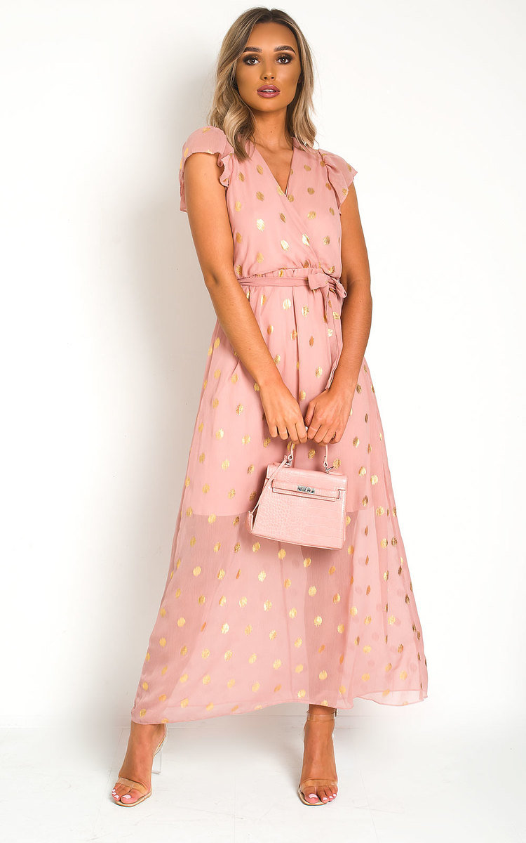 Rosi Polka Dot Maxi Dress Thumbnail