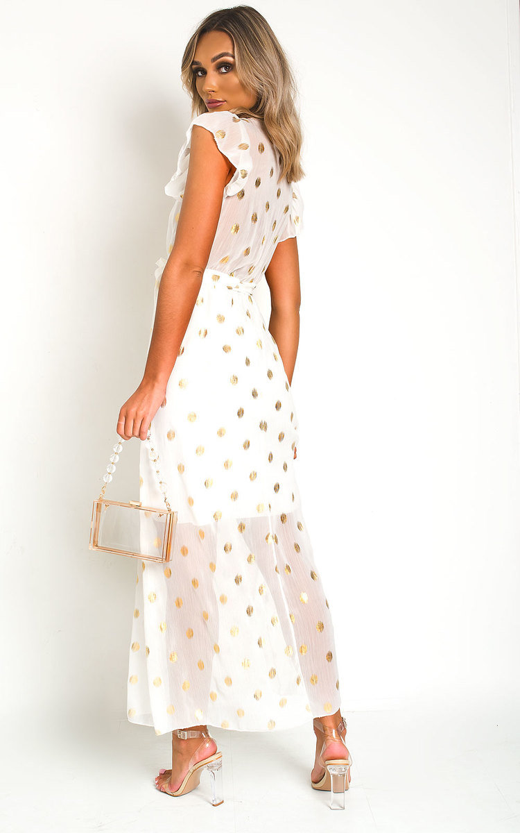 Rosi Polka Dot Maxi Dress Thumbnail