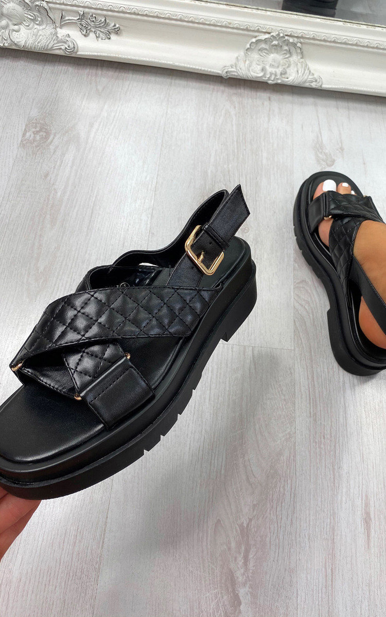 Rosie Quilted Chunky Sandals Rosie Quilted Chunky Sandals