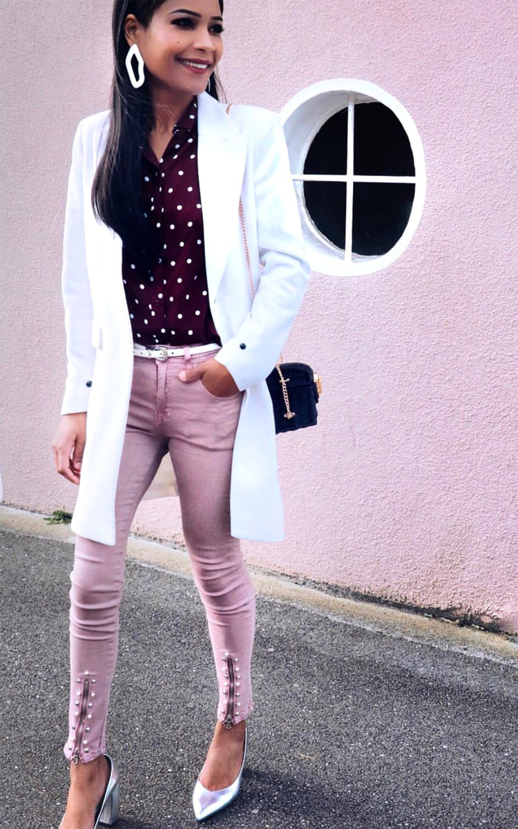 Rosilee Mid Rise Studded Zip Jeans Thumbnail Rosilee Mid Rise Studded Zip Jeans Thumbnail