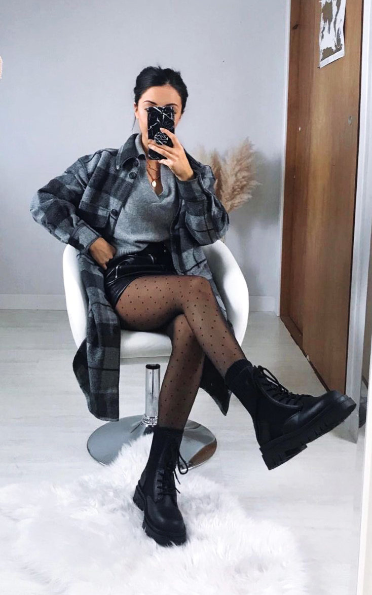 Roxie Faux Leather Lace Up Ankle Boot Roxie Faux Leather Lace Up Ankle Boot