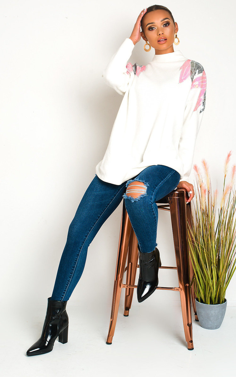 Rubie Longline Sequin Shoulder Jumper Thumbnail Rubie Longline Sequin Shoulder Jumper Thumbnail