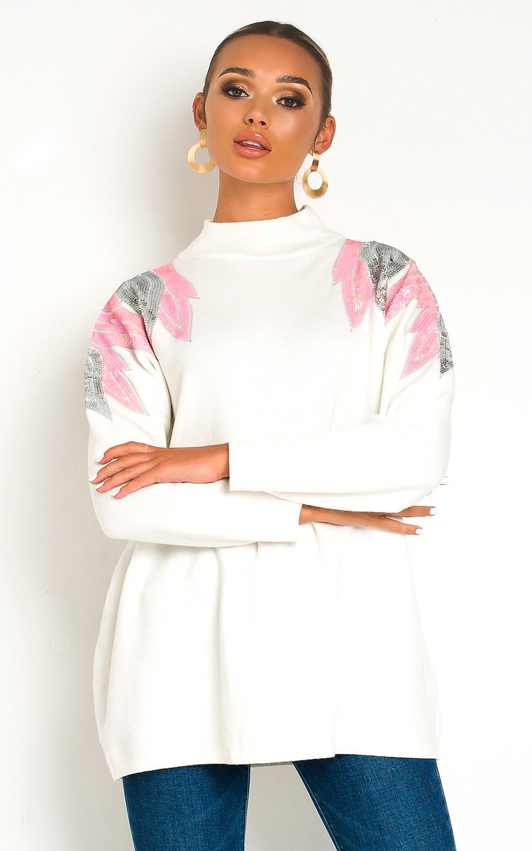 Rubie Longline Sequin Shoulder Jumper Thumbnail Rubie Longline Sequin Shoulder Jumper Thumbnail