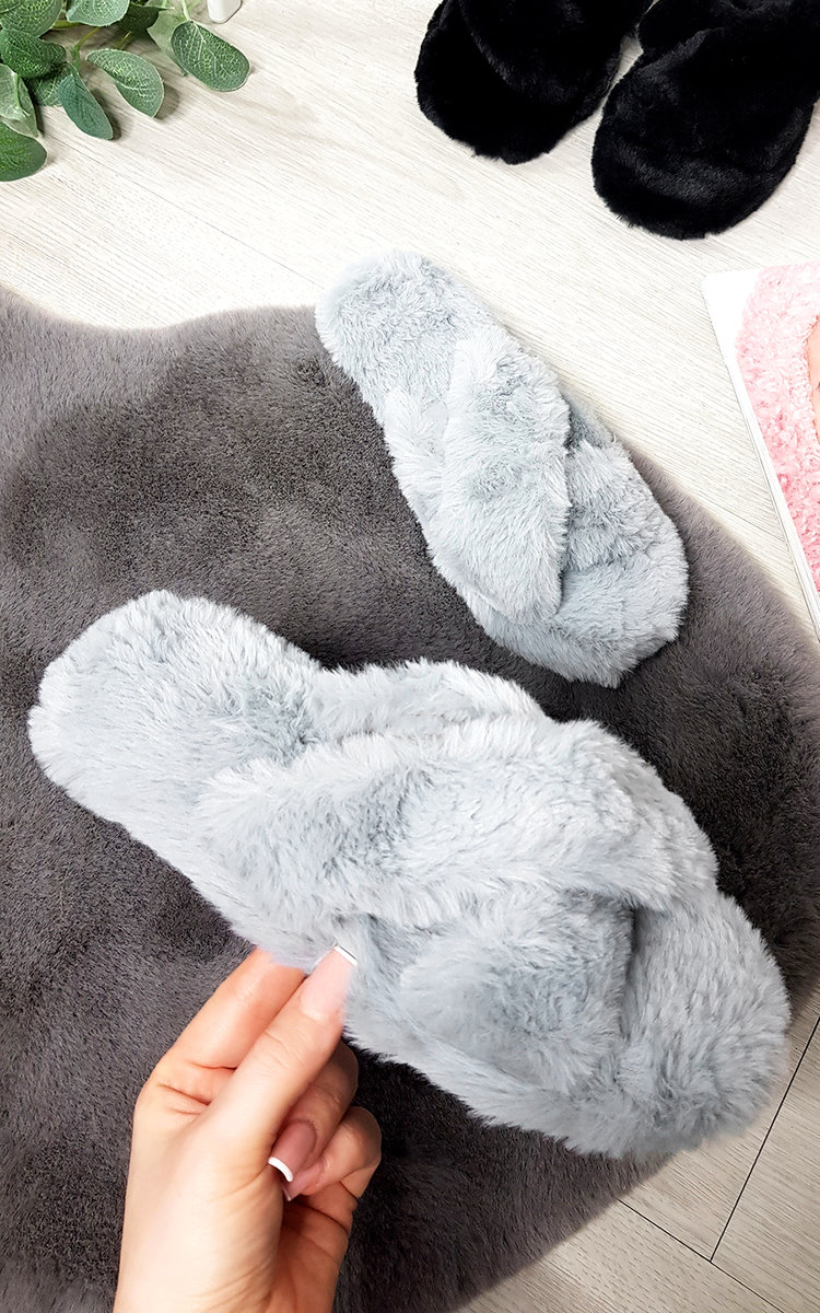 Ruby Faux Fur Slider Slippers Thumbnail Ruby Faux Fur Slider Slippers Thumbnail