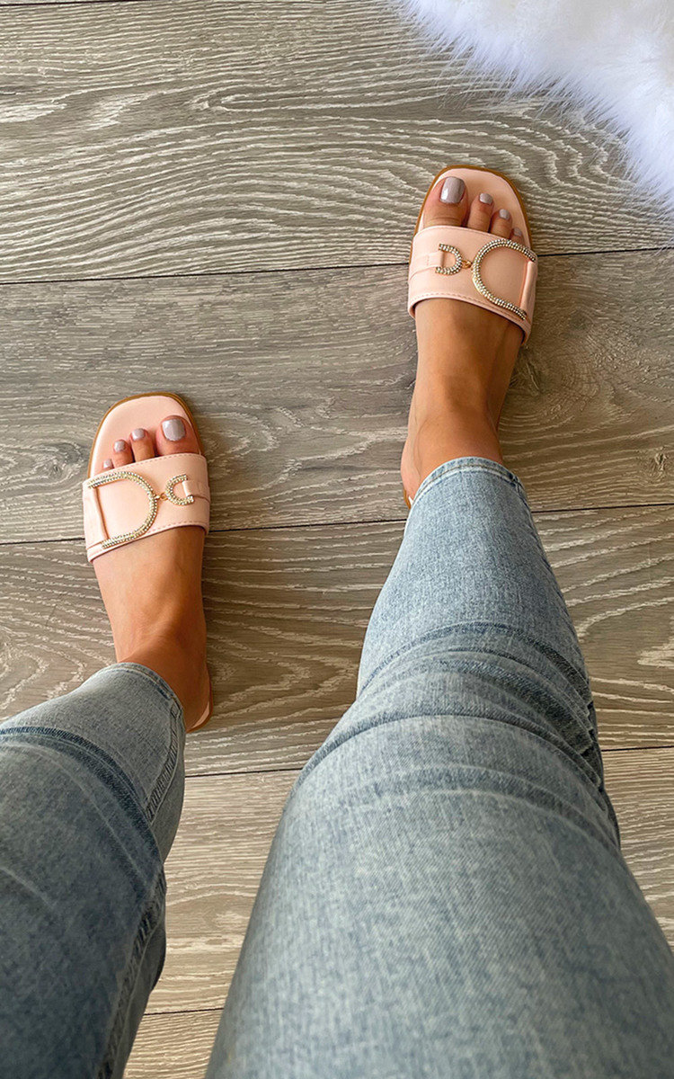 Ruth Sparkle Embellished Slip On Sandal Thumbnail Ruth Sparkle Embellished Slip On Sandal Thumbnail