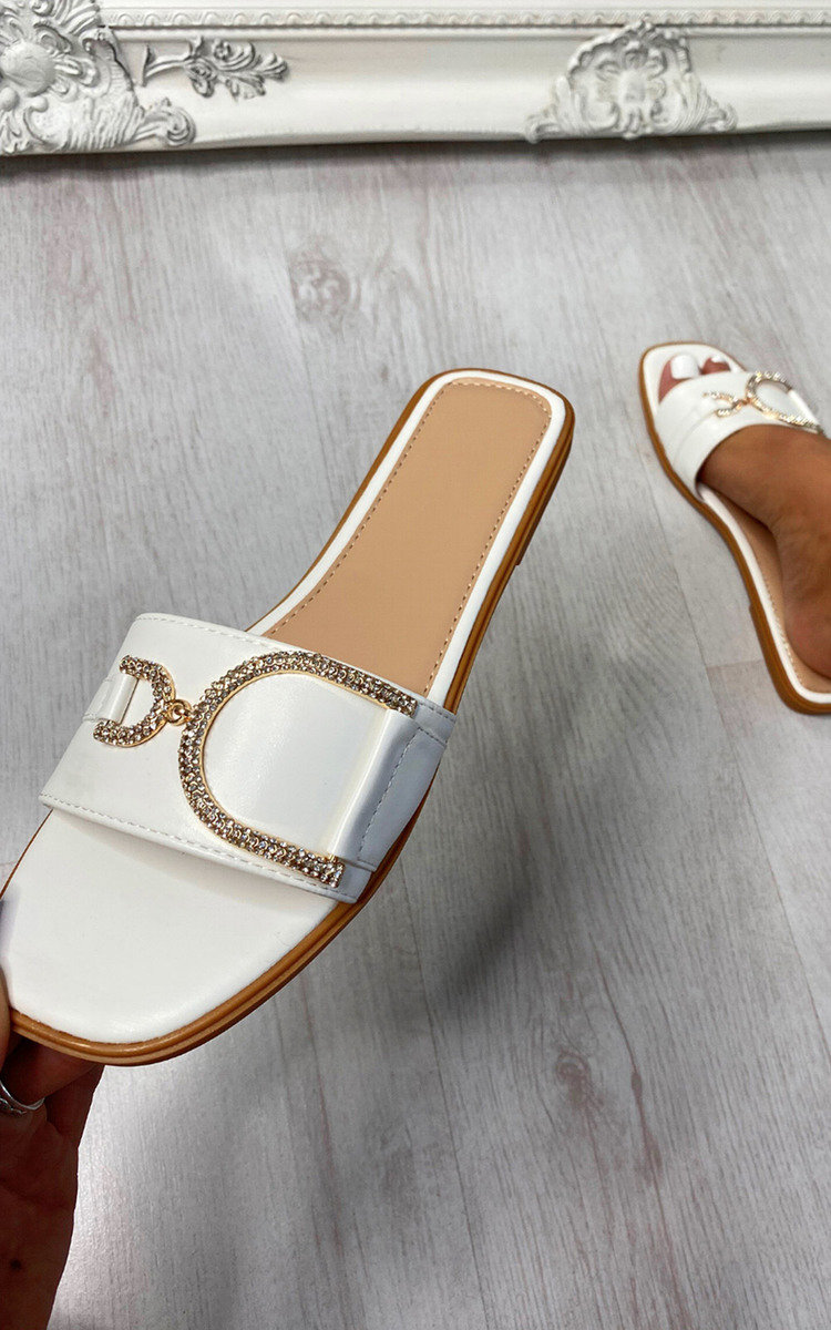 Ruth Sparkle Embellished Slip On Sandal Ruth Sparkle Embellished Slip On Sandal