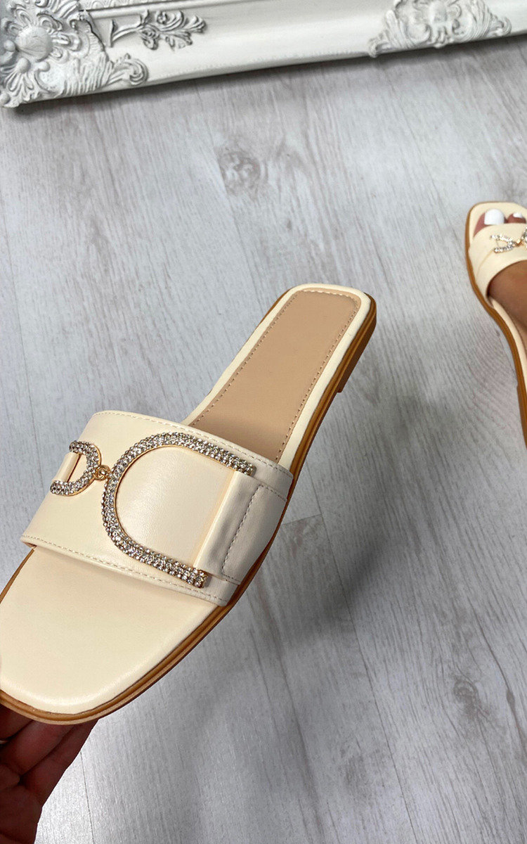 Ruth Sparkle Embellished Slip On Sandal Ruth Sparkle Embellished Slip On Sandal