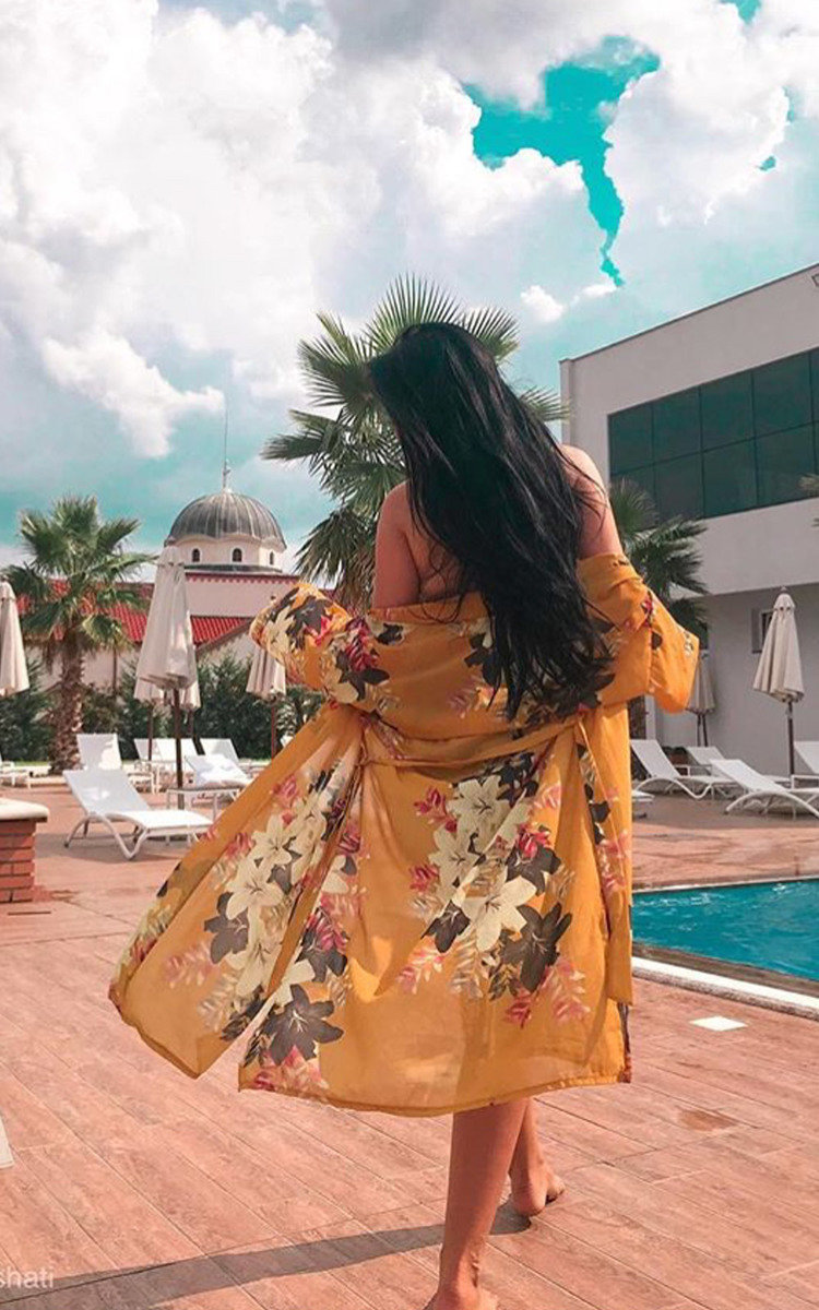 Rylie Floral Kimono Cardigan Rylie Floral Kimono Cardigan