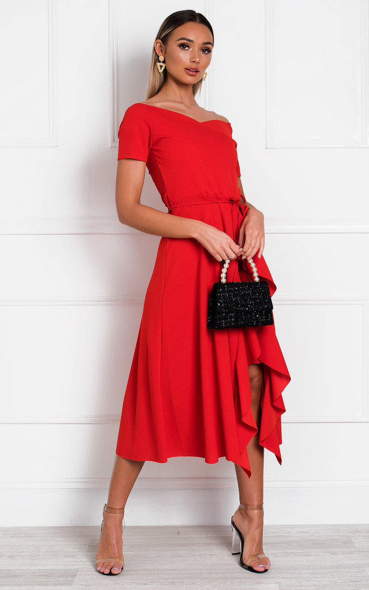 Safia Frill Wrap Dress Thumbnail Safia Frill Wrap Dress Thumbnail