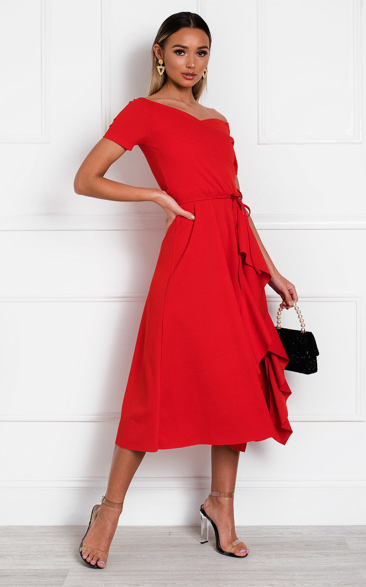 Safia Frill Wrap Dress Thumbnail Safia Frill Wrap Dress Thumbnail
