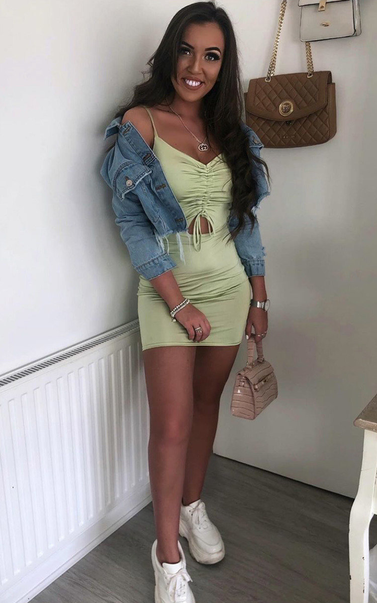 Safron Slinky Bodycon Dress Safron Slinky Bodycon Dress