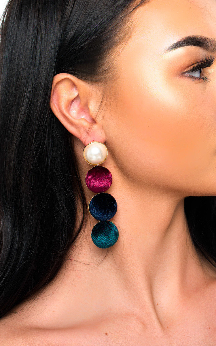 Sandy Statement Drop Earrings 