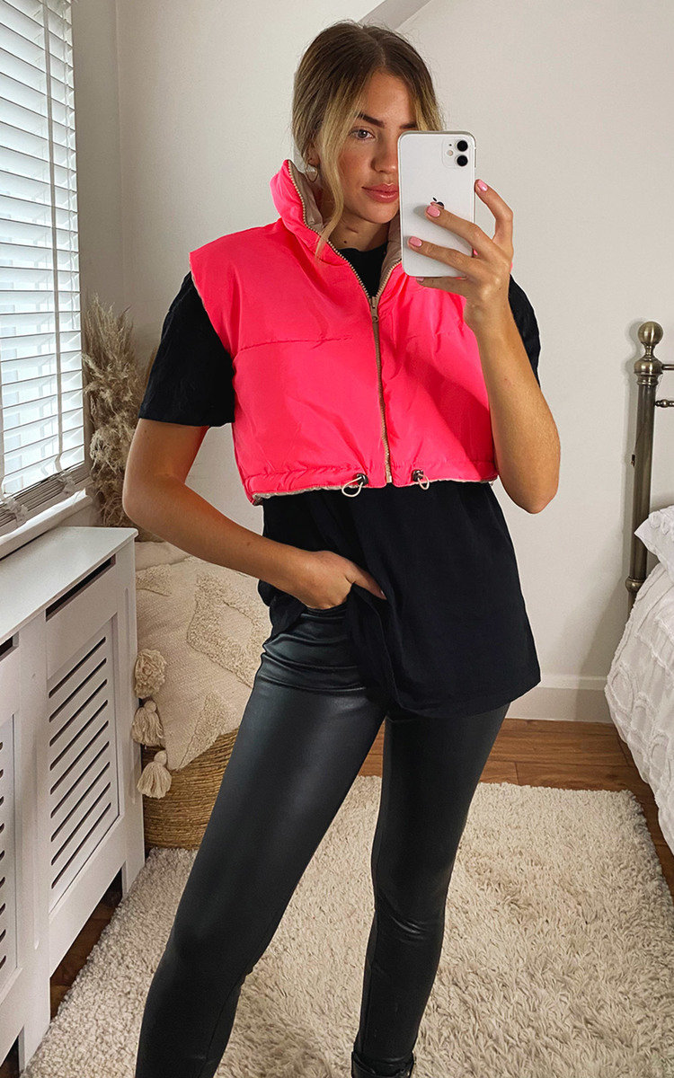 Sandie Reversable Cropped Gilet Thumbnail Sandie Reversable Cropped Gilet Thumbnail