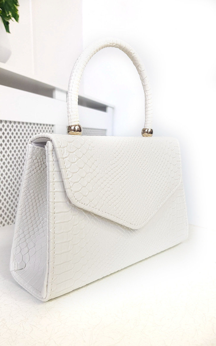 Sandy Croc Print Handbag Thumbnail Sandy Croc Print Handbag Thumbnail