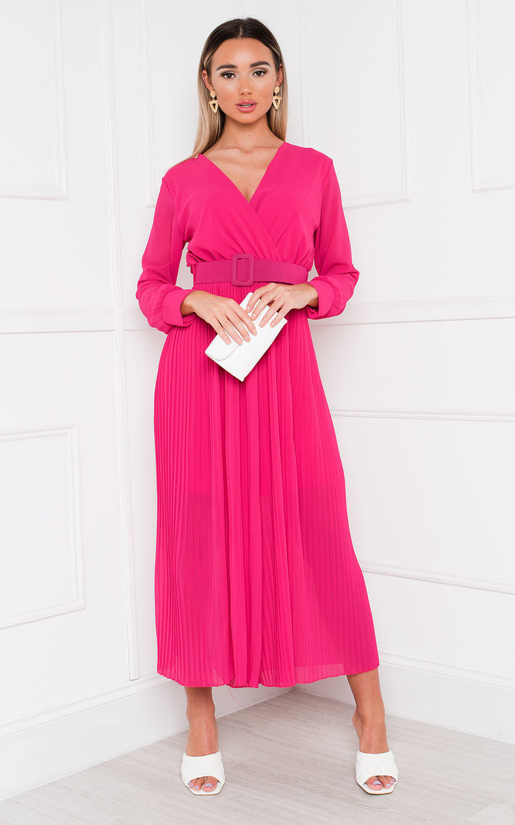 Sara Belted Pleated Jumpsuit Sara Belted Pleated Jumpsuit