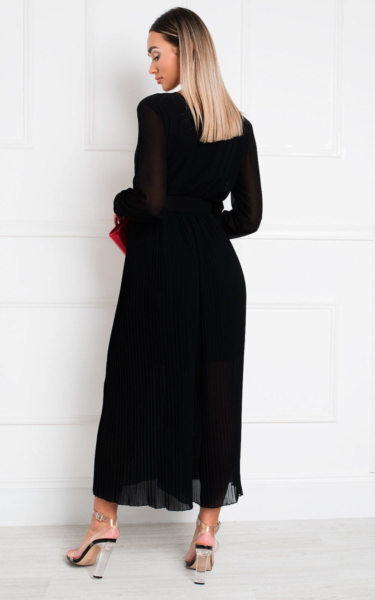 Sara Belted Pleated Jumpsuit Thumbnail Sara Belted Pleated Jumpsuit Thumbnail