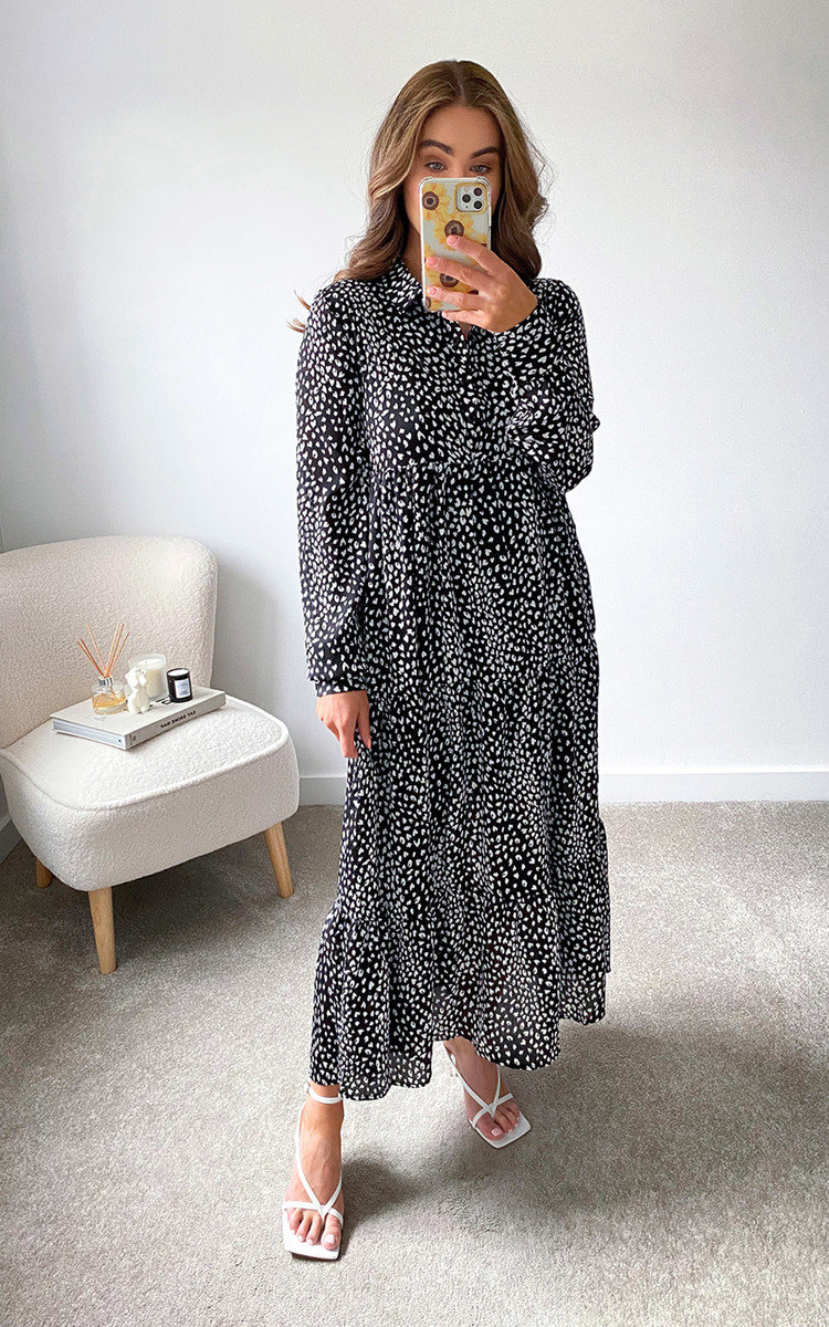 Sara Printed Maxi Dress Thumbnail Sara Printed Maxi Dress Thumbnail