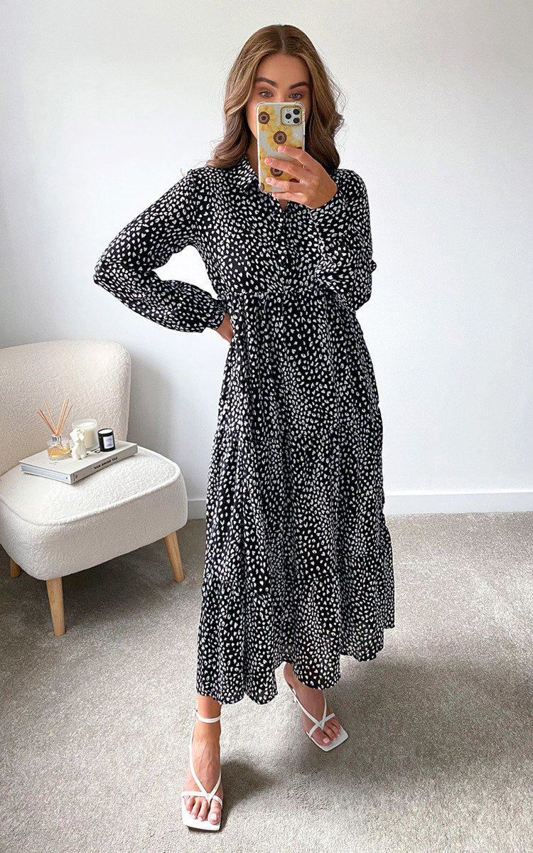 Sara Printed Maxi Dress Thumbnail Sara Printed Maxi Dress Thumbnail