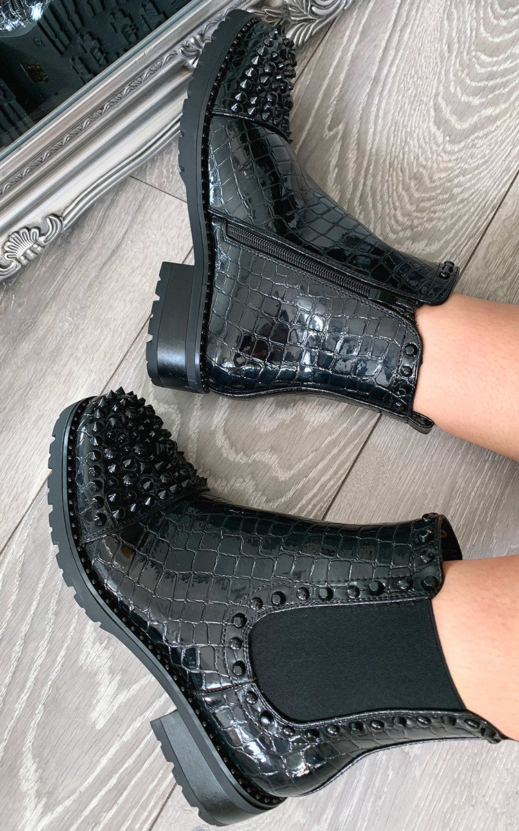 Sarah Studded Ankle Boots Thumbnail Sarah Studded Ankle Boots Thumbnail