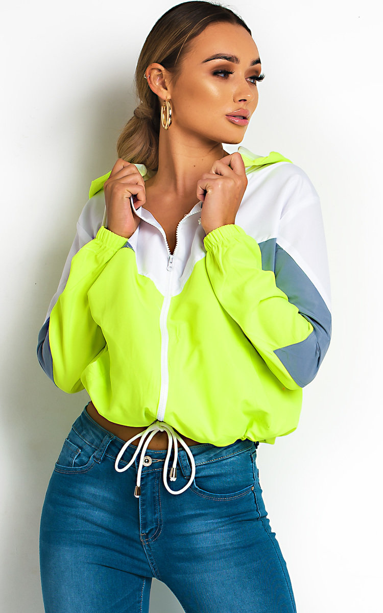 Sav Neon Sports Shell Bomber Jacket Thumbnail