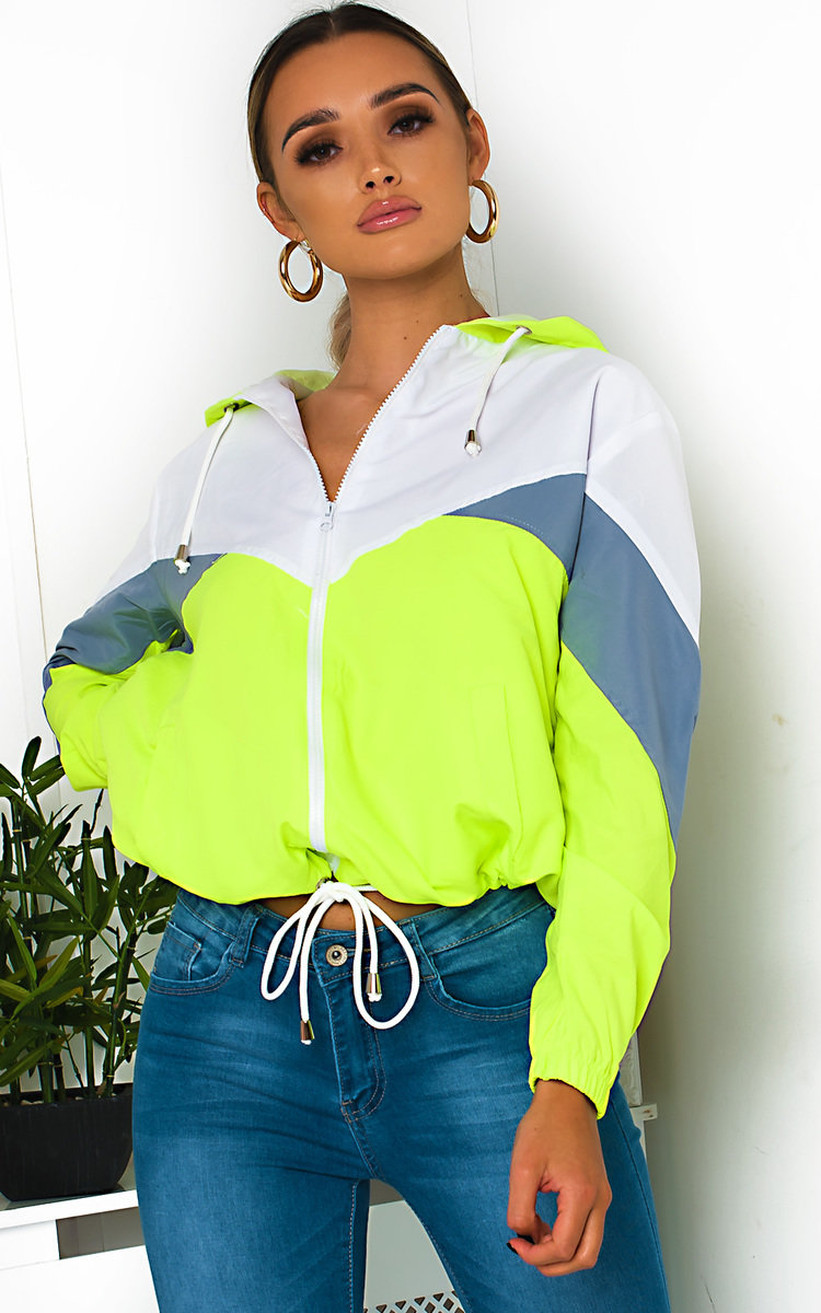 Sav Neon Sports Shell Bomber Jacket Thumbnail