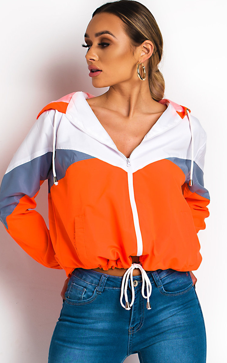 Sav Neon Sports Shell Bomber Jacket Thumbnail