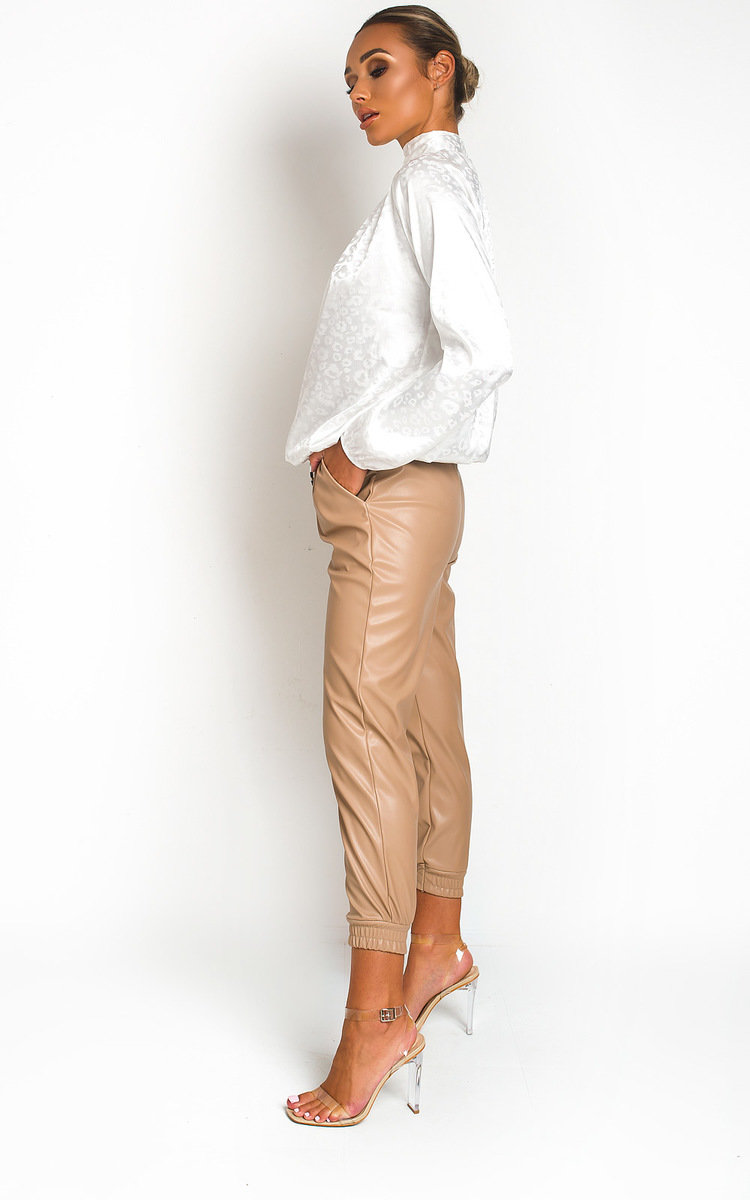 Selly Tie Neck Print Blouse Shirt Thumbnail Selly Tie Neck Print Blouse Shirt Thumbnail