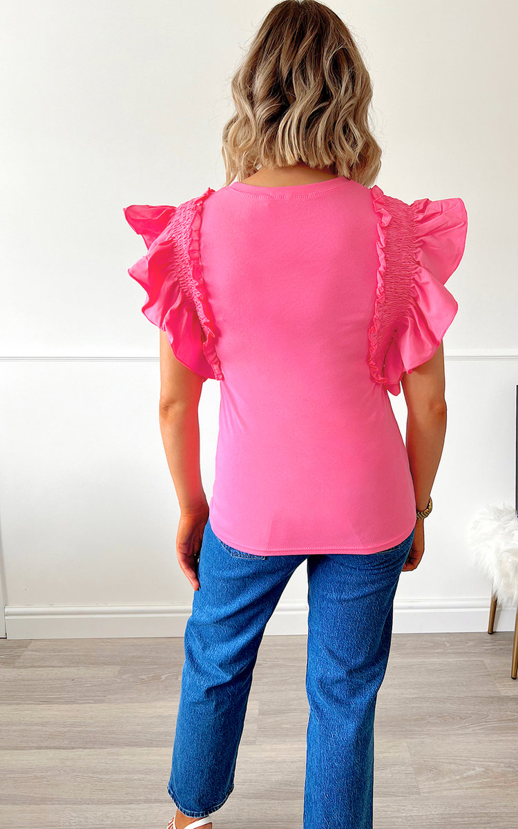 Serenity Ruffle Shoulder Blouse Thumbnail Serenity Ruffle Shoulder Blouse Thumbnail