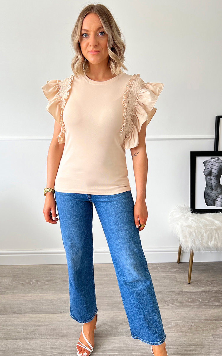 Serenity Ruffle Shoulder Blouse Thumbnail Serenity Ruffle Shoulder Blouse Thumbnail